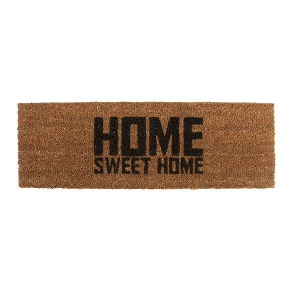 Wycieraczka z czarnym napisem PT LIVING Home Sweet Coir, 75x26 cm