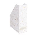 Organizer na dokumenty w biało-złotym kolorze Bigso Box of Sweden Estelle