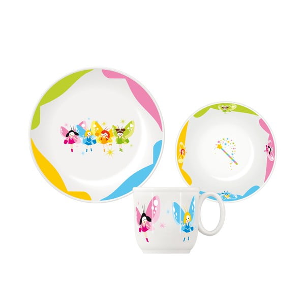 Porcelanowy zestaw naczyń dla dzieci 3 szt. Bambini – Tescoma-image-1