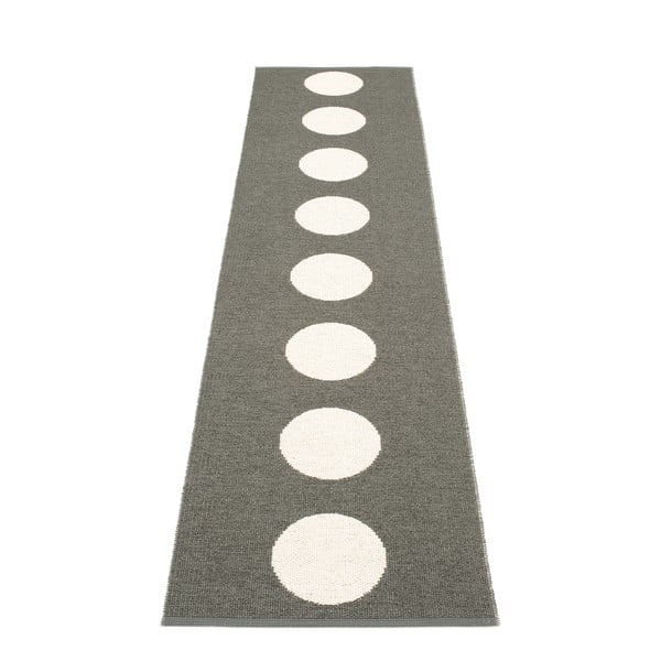 Ciemnoszary chodnik odpowiedni na zewnątrz 70x300 cm Vera Charcoal – Pappelina