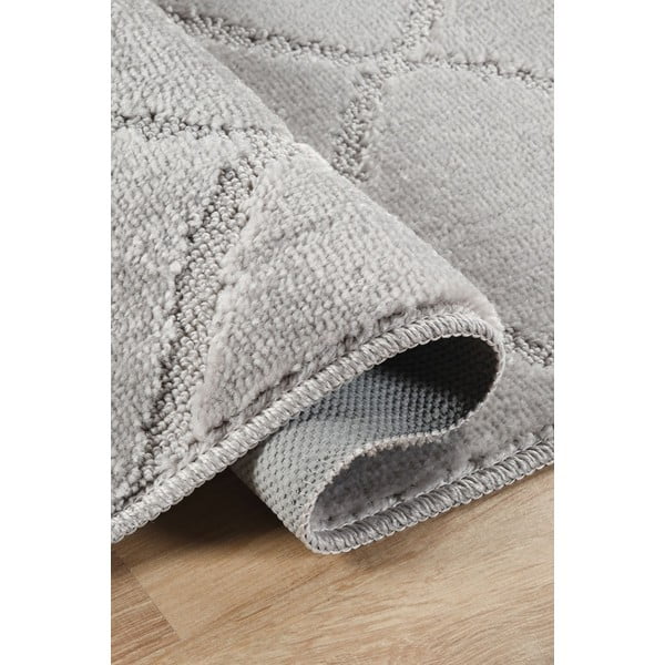 Jasnoszare dywaniki łazienkowe zestaw 2 szt. 50x80 cm Cizgili – Foutastic-image-2