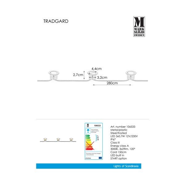 Lampa punktowa Markslöjd Tradgard-image-1