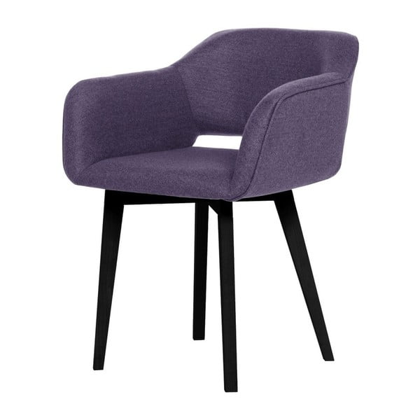 Fioletowe krzesło z czarnymi nogami My Pop Design Oldenburg