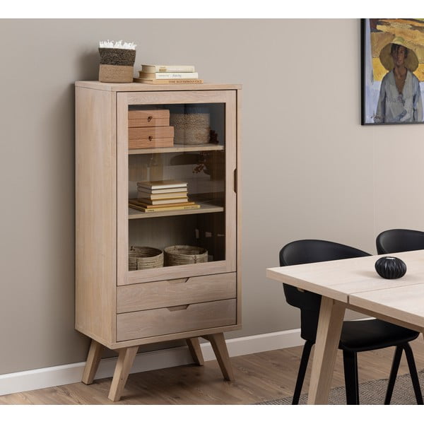 Witryna w dekorze dębu 72x145 cm A-Line – Actona-image-1