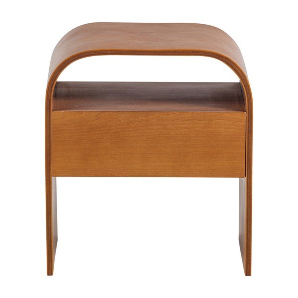 Szafka nocna z półką w naturalnym kolorze Momo – WOOOD-image-3