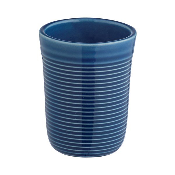 Niebieski ceramiczny kubek na szczoteczki Wenko Sada-image-2