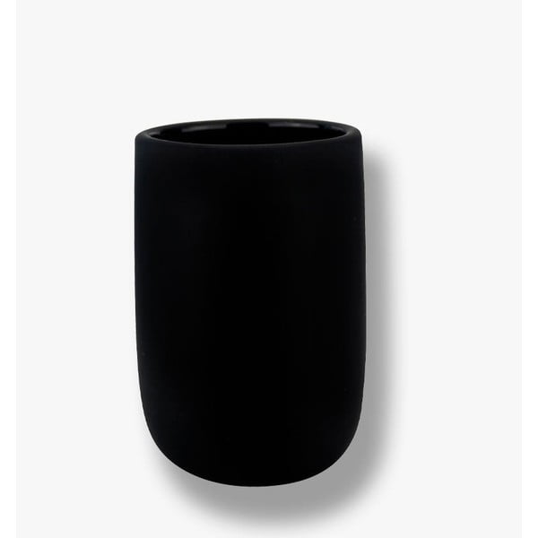 Czarna ceramiczna szczotka do WC Lotus – Mette Ditmer Denmark