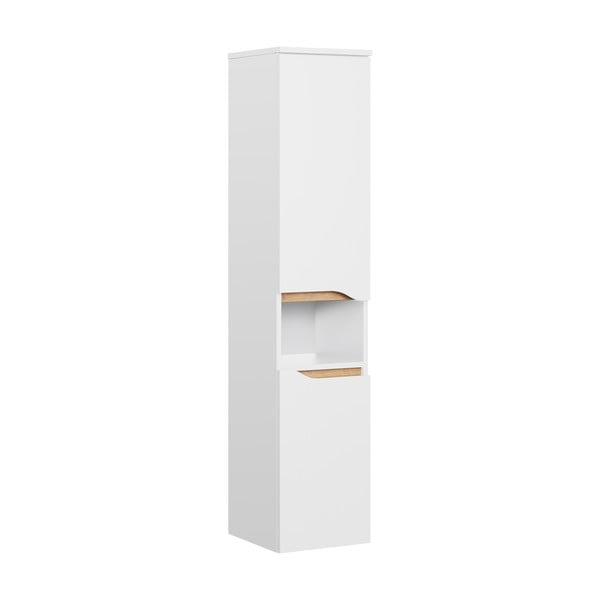 Biała wysoka wisząca szafka łazienkowa 30x141 cm Set 857 – Pelipal