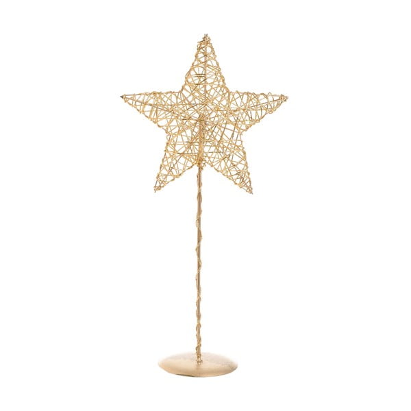 Świąteczna dekoracja w kolorze złota w kształcie gwiazdy InArt Phoebe