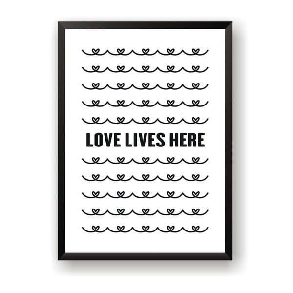 Plakat Nord & Co Love Lives Here, 40 x 50 cm-image-1