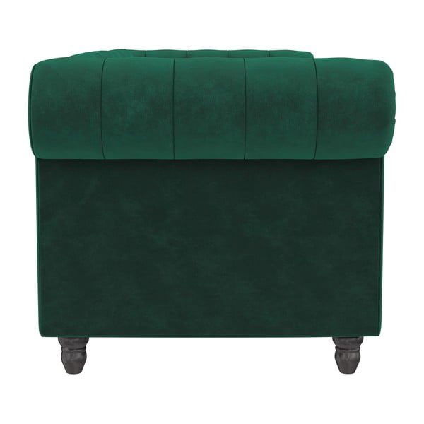 Ciemnozielona aksamitna rozkładana sofa 236 cm Felix – Støraa-image-4