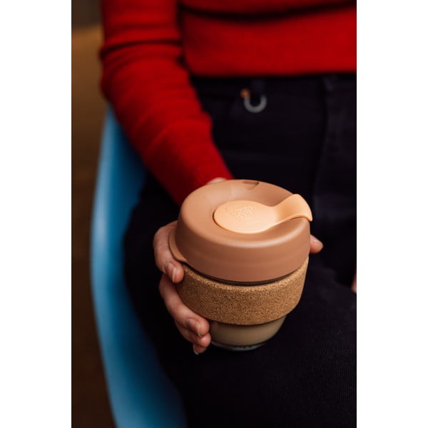 Różowy/brązowy kubek podróżny 227 ml Brew Frappe S – KeepCup-image-2