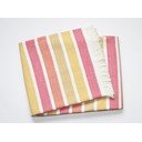 Różowo-żółty letni pled Euromant Ocean, 140x180 cm