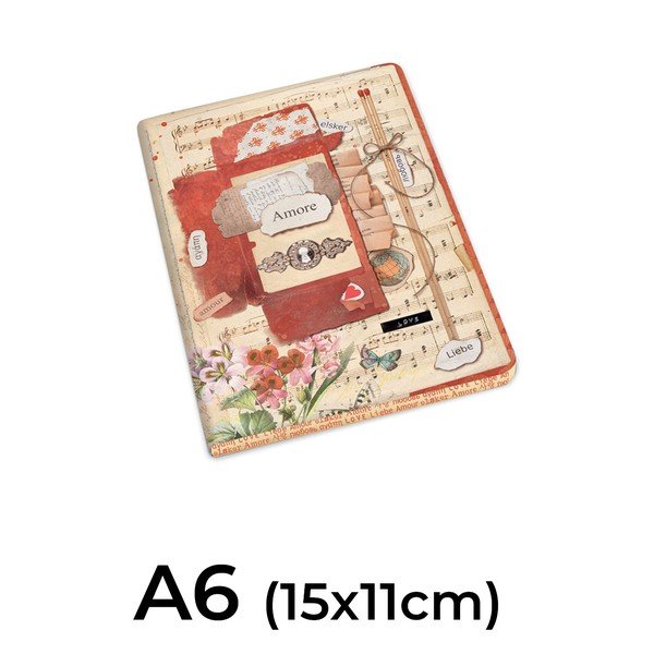 Zeszyty zestaw 192 str. w formacie A6 2 szt. Love – Kartos-image-2