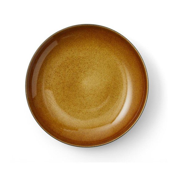 Czarna/w bursztynowym kolorze kamionkowa misa ø 40 cm Gastro Black/Amber – Bitz-image-3