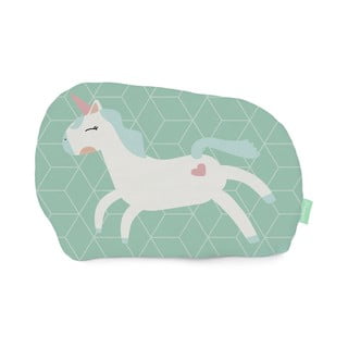 Poduszka z czystej bawełny Happynois Unicorn, 40x30 cm
