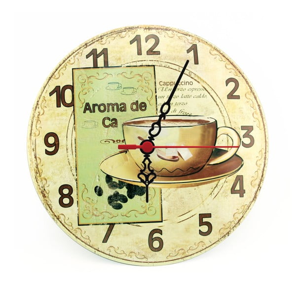 Zegar ścienny Aroma de Ca, 30 cm