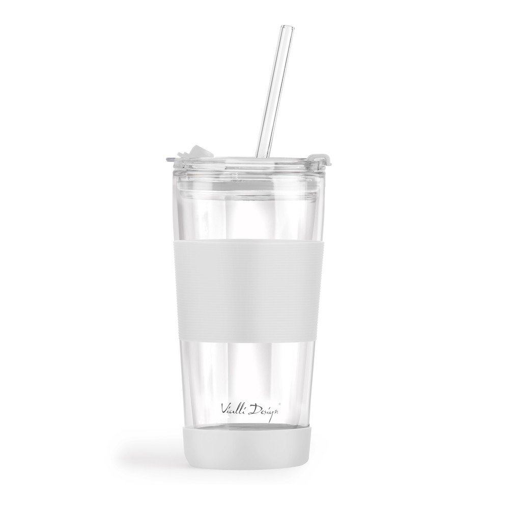 Biały kubek termiczny 600 ml Fuori – Vialli Design (zdjęcie 11)