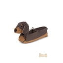 Ciemnobrązowy tekstylny dziecięcy kosz na zabawki 59x16x23 cm Sparky – Lorena Canals