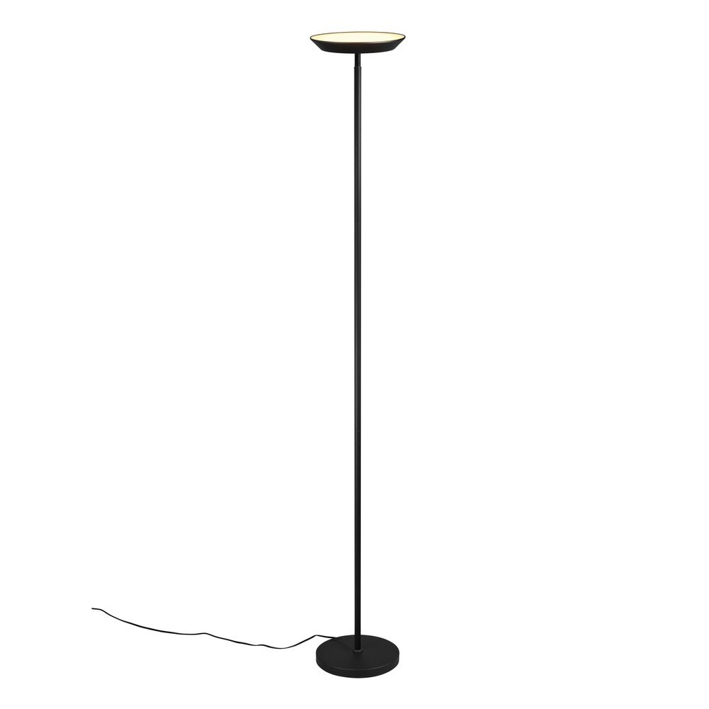 Czarna lampa stojąca LED (wysokość 178 cm) Specter – Reality