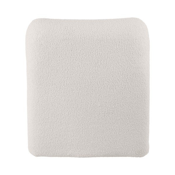 Biały fotel z materiału bouclé Fuerza – Leitmotiv-image-3