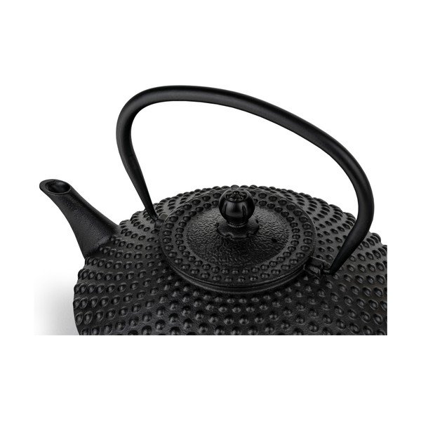 Czarny żeliwny dzbanek do herbaty z sitkiem 1,25 l Xilin – Bredemeijer-image-1