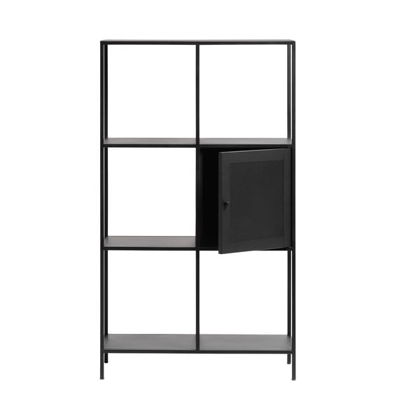 Czarny metalowy regał 80x138 cm Malibu – Unique Furniture-image-4