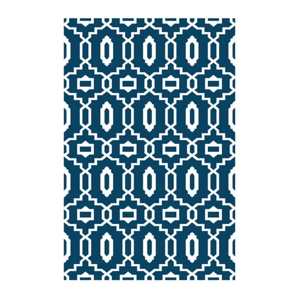 Ciemnoniebieski dwustronny dywan na zewnątrz Green Decore Modern, 120x180 cm