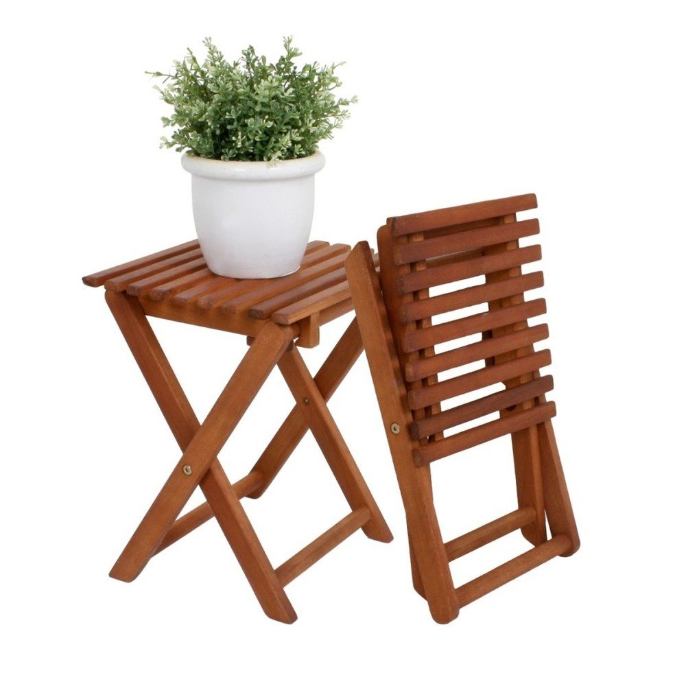 Brązowe krzesła ogrodowe zestaw 2 szt. Tacoma – Garden Pleasure (zdjęcie 5)