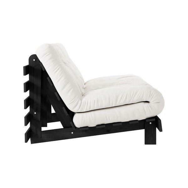 Sofa rozkładana Karup Design Roots Black/Creamy-image-4