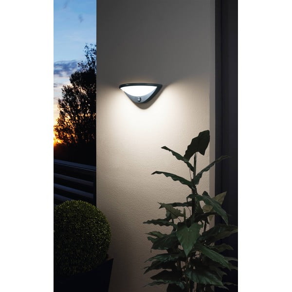 Zewnętrzna lampa ścienna LED (wysokość 12,5 cm) BELCREDA – EGLO-image-1
