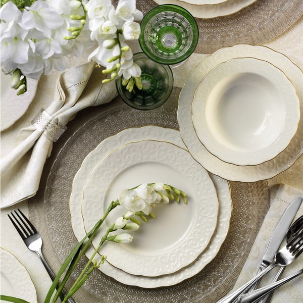 24-częściowy zestaw naczyń porcelanowych Simplicity-image-1