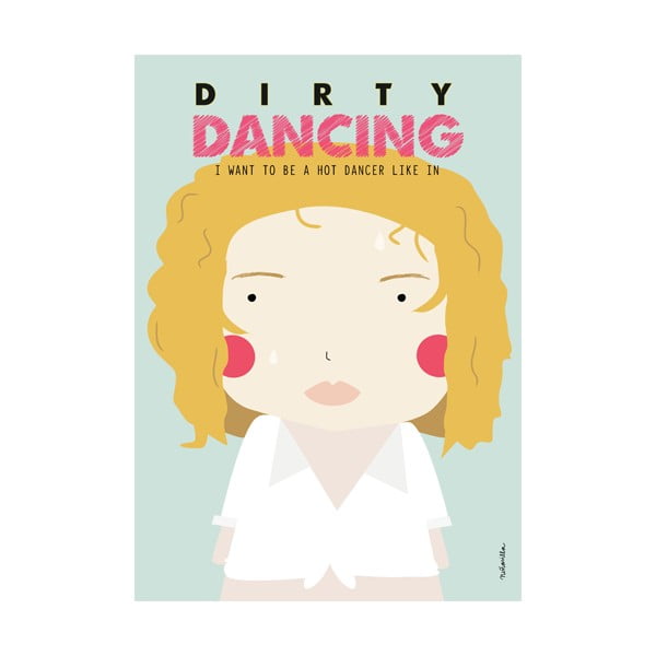 Plakat NiñaSilla Dirty Dancing, 21x42 cm