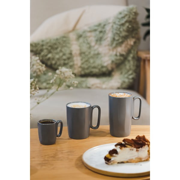 Szare kamionkowe kubki zestaw 2 szt. 330 ml Fuori – Vialli Design-image-4