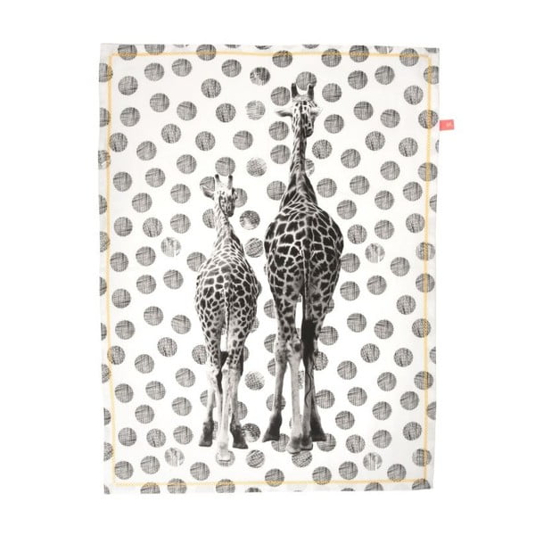 Ścierka kuchenna Giraffes Dots, 50x70 cm