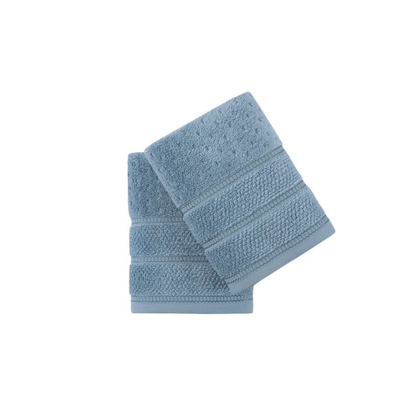 Zestaw 2 niebieskich bawełnianych ręczników Foutastic Arella, 50x90 cm-image-3