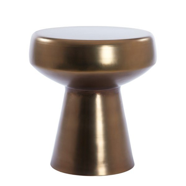 Metalowy okrągły stolik ø 38 cm Dakwa – Light & Living