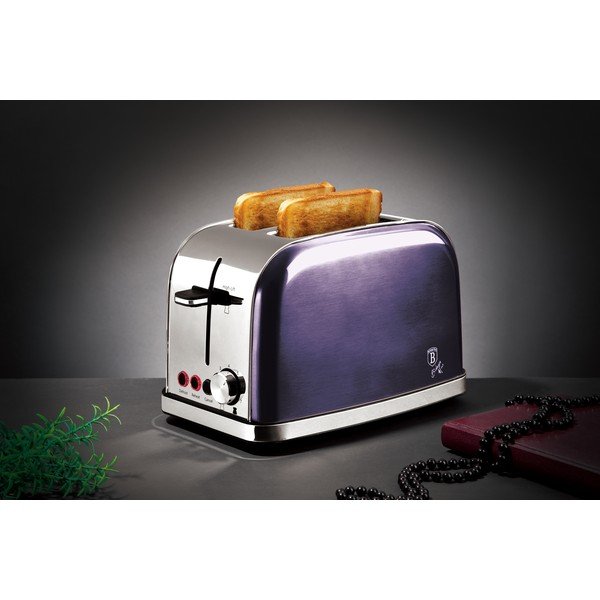 Fioletowy toster Purple Metallic Line – BerlingerHaus-image-1