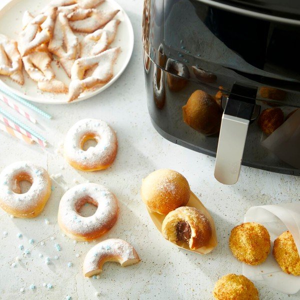 Czarna frytkownica beztłuszczowa EASY FRY&GRILL STEAM+ FW201815 – Tefal-image-4