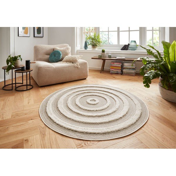 Kremowy dywan Mint Rugs Handira Circle, ⌀ 160 cm-image-4