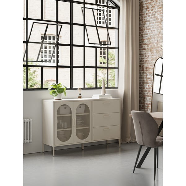 Kremowa komoda 140x90 cm Diora – Marckeric-image-1