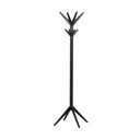 Czarny wieszak z litego drewna brzozowego Studio – WOOOD
