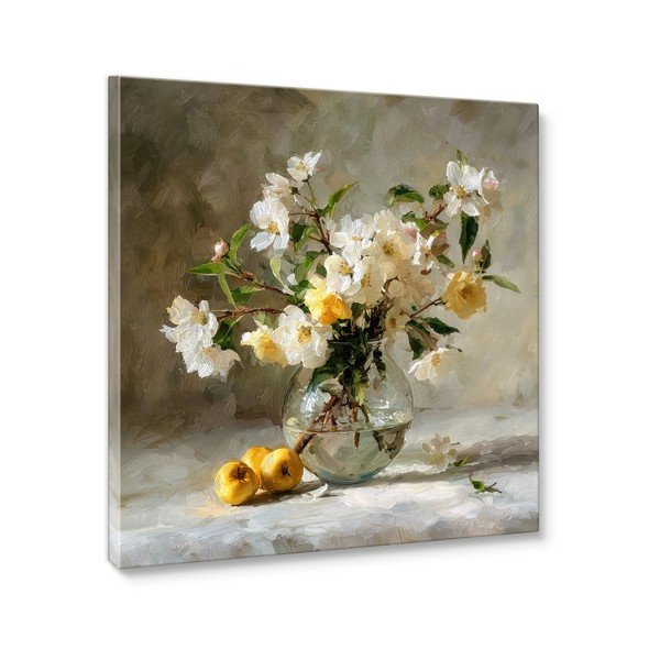 Obraz drukowany z ramą w zestawie 70x70 cm Apple Flowers – Styler-image-4
