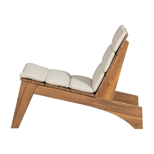 Kremowo-naturalny drewniany fotel ogrodowy Kenai – Exotan-image-3