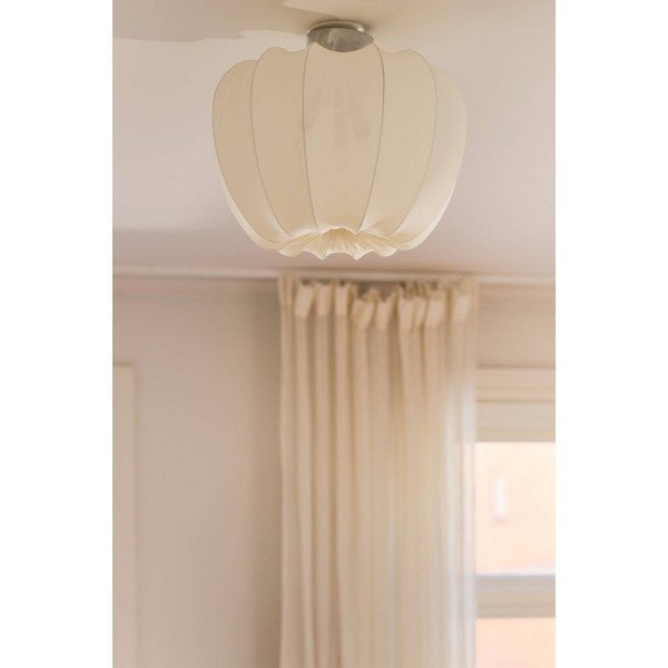 Kremowa tekstylna lampa sufitowa ø 50 cm Pion – Jotex-image-2