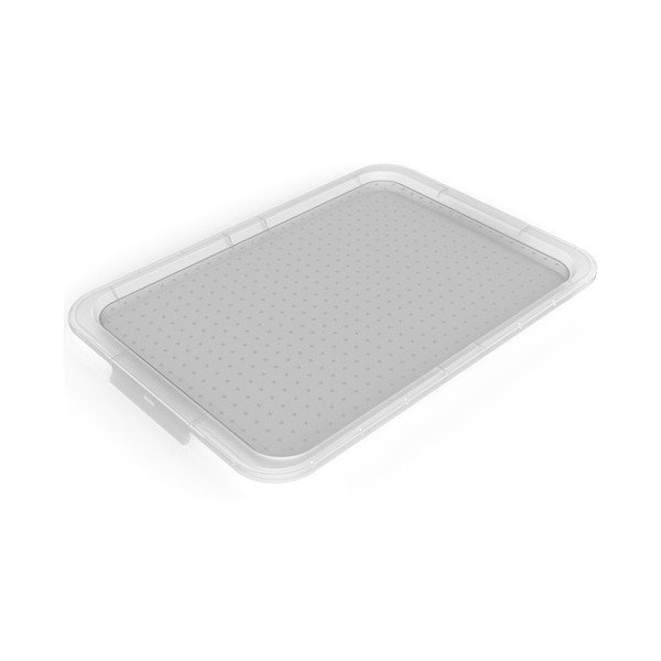 Biała plastikowa pokrywa do pojemnika 57x39x3 cm Albris – Rotho