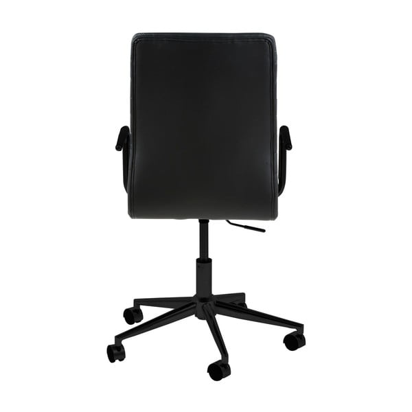 Czarne krzesło biurowe na kółkach Actona Wislow-image-4