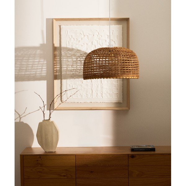 Abażur w naturalnym kolorze ø 52 cm Dakira – Kave Home-image-1
