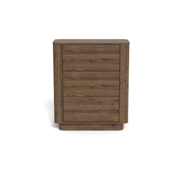 Komoda w dekorze dębu w ciemnym naturalnym kolorze 90x107x40 cm Atmore – Actona-image-2