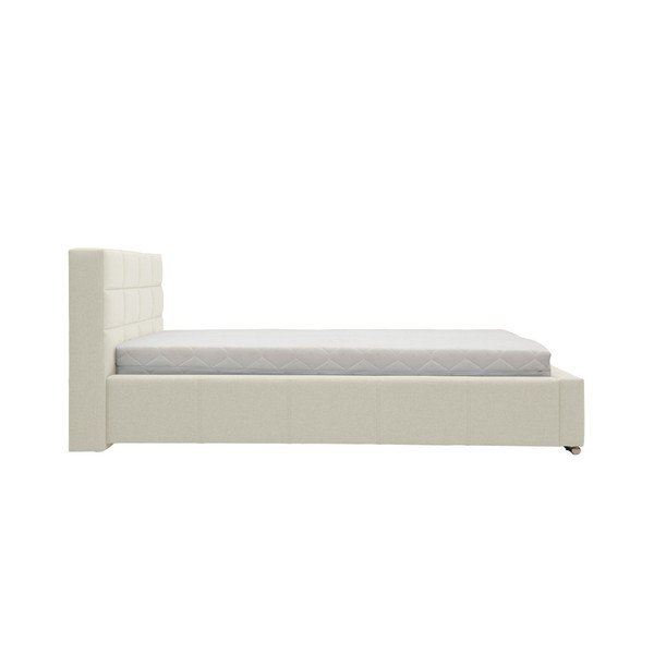 Beżowe łóżko 2-osobowe Mazzini Beds Reve, 160x200 cm-image-2
